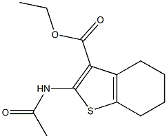 ethyl 2-(acetylamino)-4,5,6,7-tetrahydrobenzo[b]thiophene-3-carboxylate