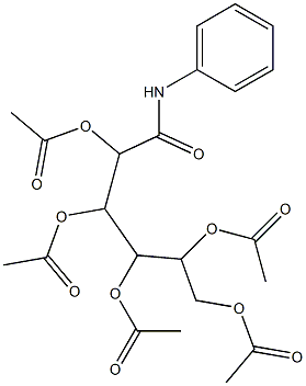 2,3-di(acetyloxy)-4-anilino-1-[1,2-di(acetyloxy)ethyl]-4-oxobutyl acetate|