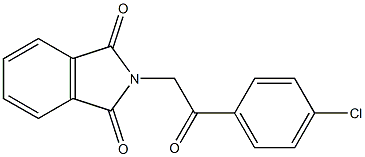2-[2-(4-chlorophenyl)-2-oxoethyl]-1H-isoindole-1,3(2H)-dione Structure