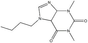 7-butyl-1,3-dimethyl-2,3,4,5,6,7-hexahydro-1H-purine-2,6-dione Structure