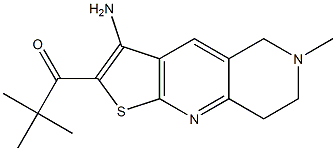1-(3-amino-6-methyl-5,6,7,8-tetrahydrothieno[2,3-b][1,6]naphthyridin-2-yl)-2,2-dimethyl-1-propanone