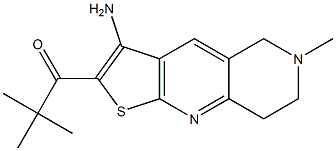 1-(3-amino-6-methyl-5,6,7,8-tetrahydrothieno[2,3-b][1,6]naphthyridin-2-yl)-2,2-dimethyl-1-propanone|