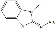 (3-Methyl-3H-benzothiazol-2-ylidene)-hydrazine Struktur