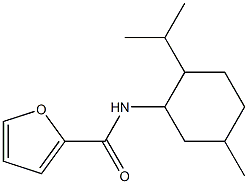 N2-(2-isopropyl-5-methylcyclohexyl)-2-furamide Structure