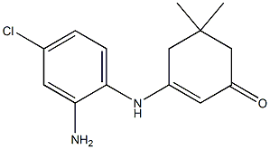 3-(2-amino-4-chloroanilino)-5,5-dimethyl-2-cyclohexen-1-one 结构式