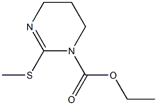 ethyl 2-(methylthio)-1,4,5,6-tetrahydropyrimidine-1-carboxylate 结构式
