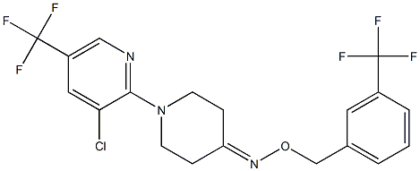  1-[3-chloro-5-(trifluoromethyl)-2-pyridinyl]tetrahydro-4(1H)-pyridinone O-[3-(trifluoromethyl)benzyl]oxime