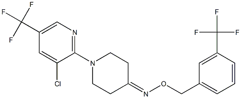 1-[3-chloro-5-(trifluoromethyl)-2-pyridinyl]tetrahydro-4(1H)-pyridinone O-[3-(trifluoromethyl)benzyl]oxime