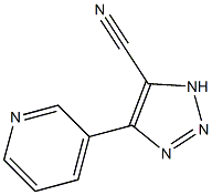 4-(3-pyridinyl)-1H-1,2,3-triazole-5-carbonitrile