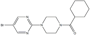  [4-(5-bromopyrimidin-2-yl)piperazino](cyclohexyl)methanone