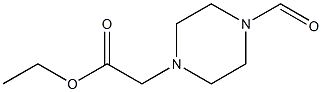 ethyl 2-(4-formylpiperazino)acetate Structure