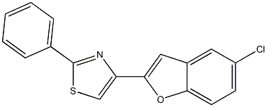 4-(5-chlorobenzo[b]furan-2-yl)-2-phenyl-1,3-thiazole