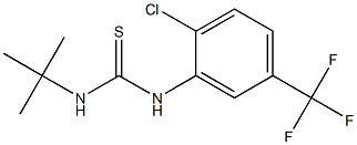 N-(tert-butyl)-N'-[2-chloro-5-(trifluoromethyl)phenyl]thiourea Structure