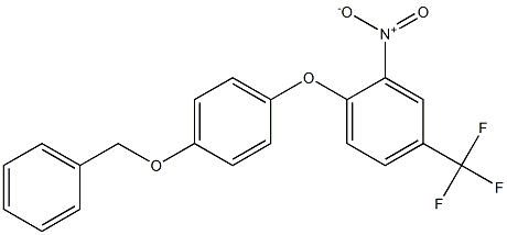 1-[4-(benzyloxy)phenoxy]-2-nitro-4-(trifluoromethyl)benzene Structure