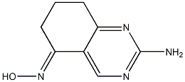 (5E)-2-amino-7,8-dihydroquinazolin-5(6H)-one oxime 结构式