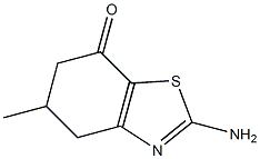 2-amino-5-methyl-5,6-dihydro-1,3-benzothiazol-7(4H)-one,,结构式