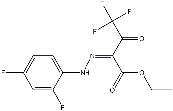 ethyl 2-[(Z)-2-(2,4-difluorophenyl)hydrazono]-4,4,4-trifluoro-3-oxobutanoate