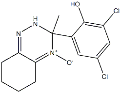 3-(3,5-dichloro-2-hydroxyphenyl)-3-methyl-2,3,5,6,7,8-hexahydro-1,2,4-benzo triazin-4-ium-4-olate Structure
