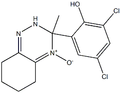 3-(3,5-dichloro-2-hydroxyphenyl)-3-methyl-2,3,5,6,7,8-hexahydro-1,2,4-benzo triazin-4-ium-4-olate|