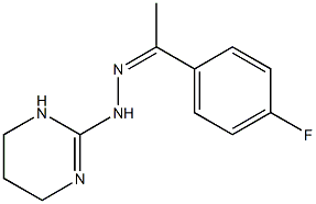 1-(4-fluorophenyl)ethan-1-one 1-(1,4,5,6-tetrahydropyrimidin-2-yl)hydrazone