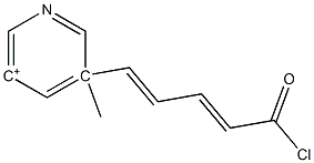 3-methyl-5-pyridinium-3-ylpenta-2,4-dienoic acid chloride