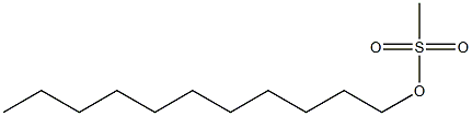 undecyl methanesulfonate 结构式