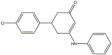 3-anilino-5-(4-chlorophenyl)cyclohex-2-en-1-one|