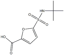 5-[(tert-butylamino)sulfonyl]-2-furoic acid Structure