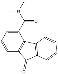 N4,N4-dimethyl-9-oxo-9H-fluorene-4-carboxamide Structure