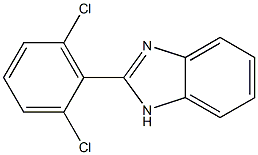 2-(2,6-dichlorophenyl)-1H-benzo[d]imidazole 化学構造式