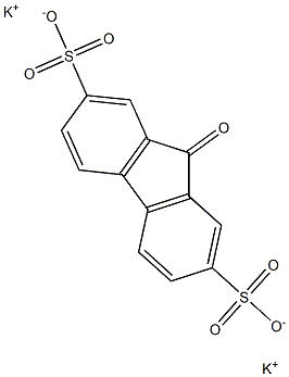 dipotassium 9-oxo-9H-fluorene-2,7-disulfonate Structure