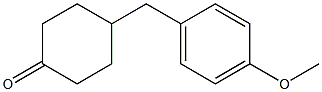 4-(4-methoxybenzyl)cyclohexan-1-one|