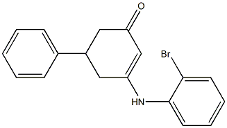 3-(2-bromoanilino)-5-phenyl-2-cyclohexen-1-one|