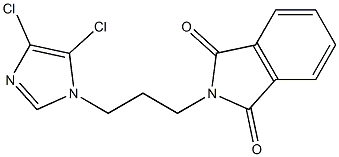 2-[3-(4,5-dichloro-1H-imidazol-1-yl)propyl]-1H-isoindole-1,3(2H)-dione 结构式