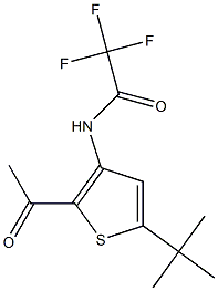 N1-[2-acetyl-5-(tert-butyl)-3-thienyl]-2,2,2-trifluoroacetamide Structure