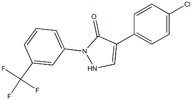  4-(4-chlorophenyl)-2-[3-(trifluoromethyl)phenyl]-1,2-dihydro-3H-pyrazol-3-one