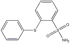 2-(phenylthio)benzene-1-sulfonamide Struktur