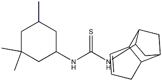 N-tricyclo[5.2.1.0~2,6~]dec-4-en-8-yl-N'-(3,3,5-trimethylcyclohexyl)thiourea 化学構造式