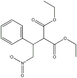 diethyl 2-(2-nitro-1-phenylethyl)malonate Structure