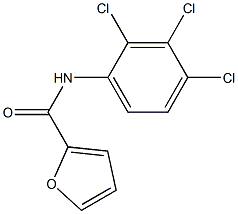 N2-(2,3,4-trichlorophenyl)-2-furamide Struktur