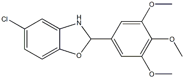 5-chloro-2-(3,4,5-trimethoxyphenyl)-2,3-dihydro-1,3-benzoxazole