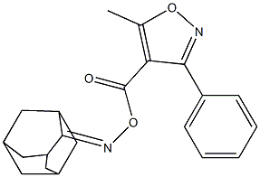 5-methyl-3-phenyl-4-{[(tricyclo[3.3.1.1~3,7~]dec-2-ylideneamino)oxy]carbonyl}isoxazole