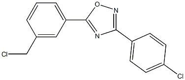 5-(3-Chloromethylphenyl)-3-(4-chlorophenyl)-1,2,4-oxadiazole|