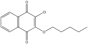 2-chloro-3-(pentyloxy)-1,4-dihydronaphthalene-1,4-dione