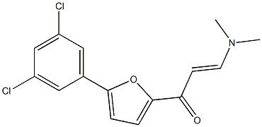 1-[5-(3,5-dichlorophenyl)-2-furyl]-3-(dimethylamino)prop-2-en-1-one