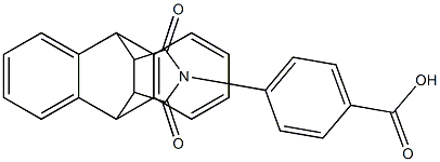 4-[16,18-dioxo-17-azapentacyclo[6.6.5.0~2,7~.0~9,14~.0~15,19~]nonadeca-2,4,6,9(14),10,12-hexaen-17-yl]benzenecarboxylic acid|