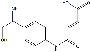 (E)-4-[4-(hydroxyethanimidoyl)anilino]-4-oxo-2-butenoic acid 结构式