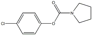 4-chlorophenyl pyrrolidine-1-carboxylate,,结构式