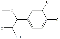 2-(3,4-dichlorophenyl)-2-methoxyacetic acid 结构式