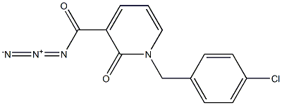 3-(azidocarbonyl)-1-(4-chlorobenzyl)-2(1H)-pyridinone,,结构式